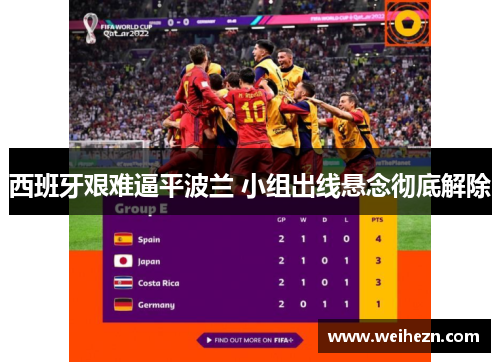 西班牙艰难逼平波兰 小组出线悬念彻底解除